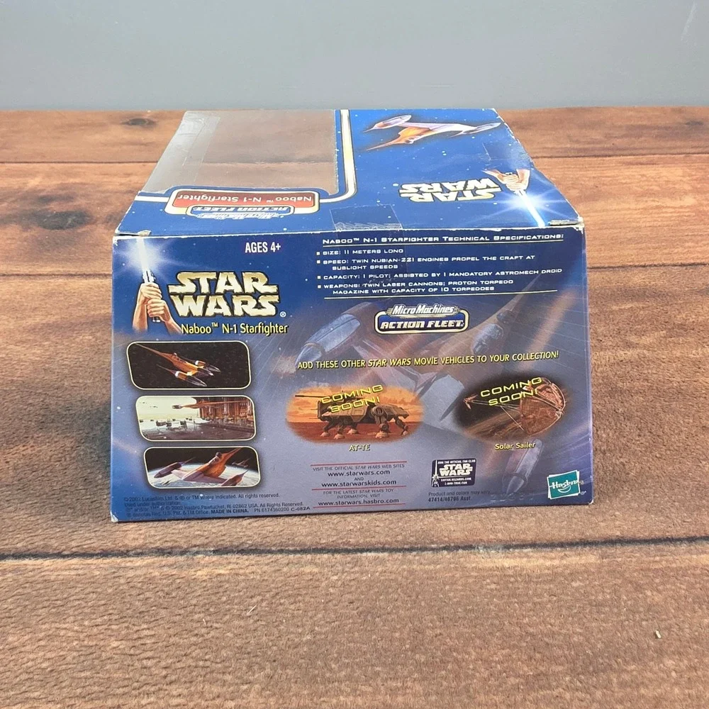 Hasbro Star Wars Naboo N-1 Starfighter Kids OS Yellow Good Action Fleet Toy